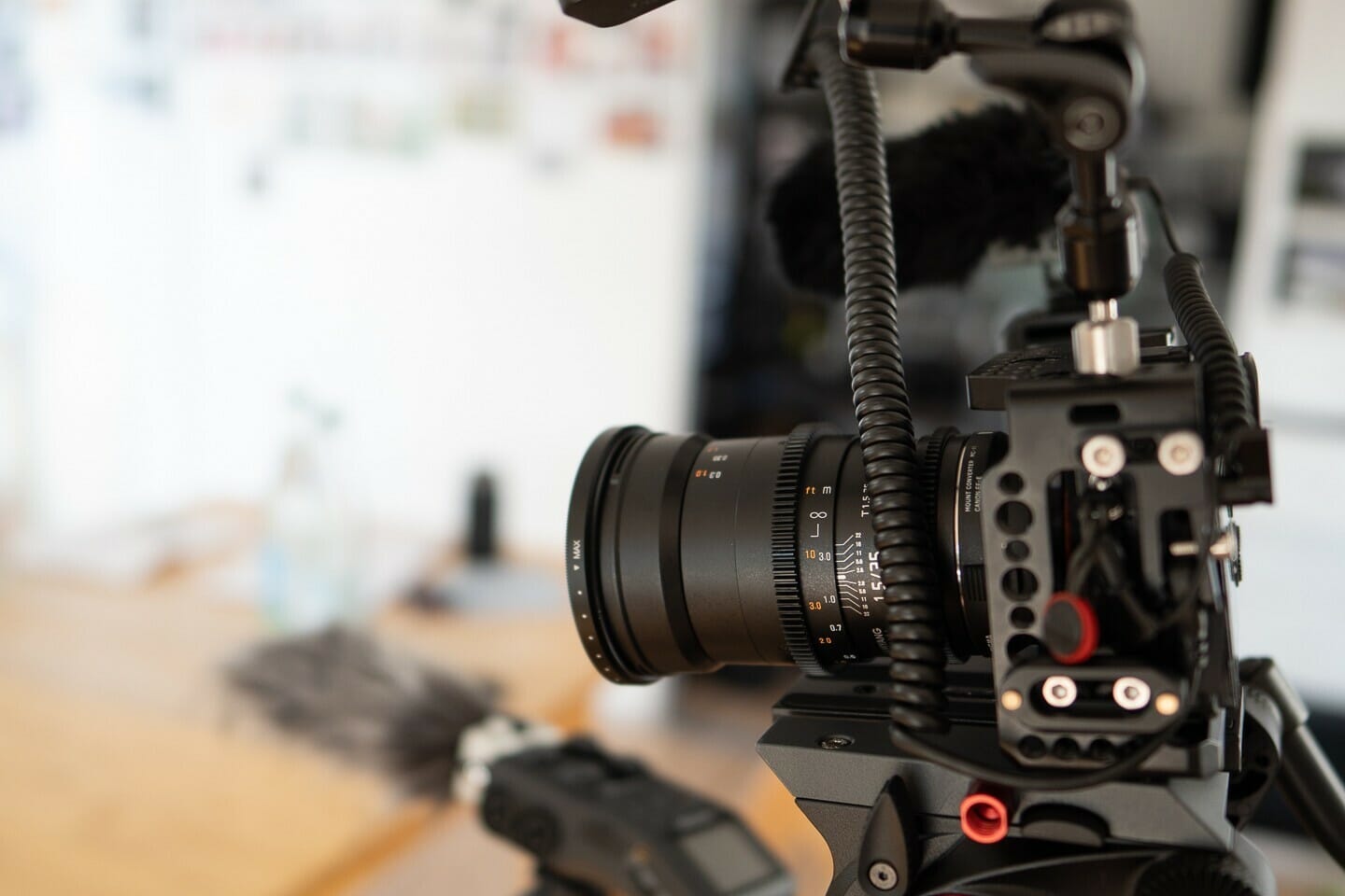 bild einer Kamera bei einer filmproduktion