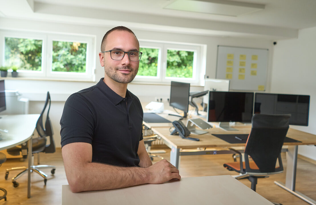 Businessportraits Softwareentwickler Daniel Kiesel in Bad Herrenalb